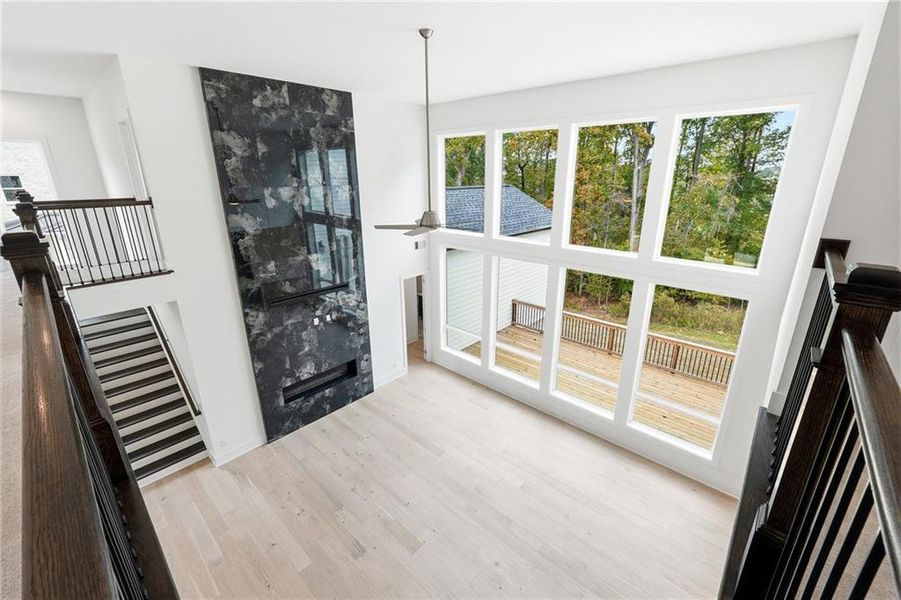 Furnished interior view inside a new home in , Cumming (Image 10).