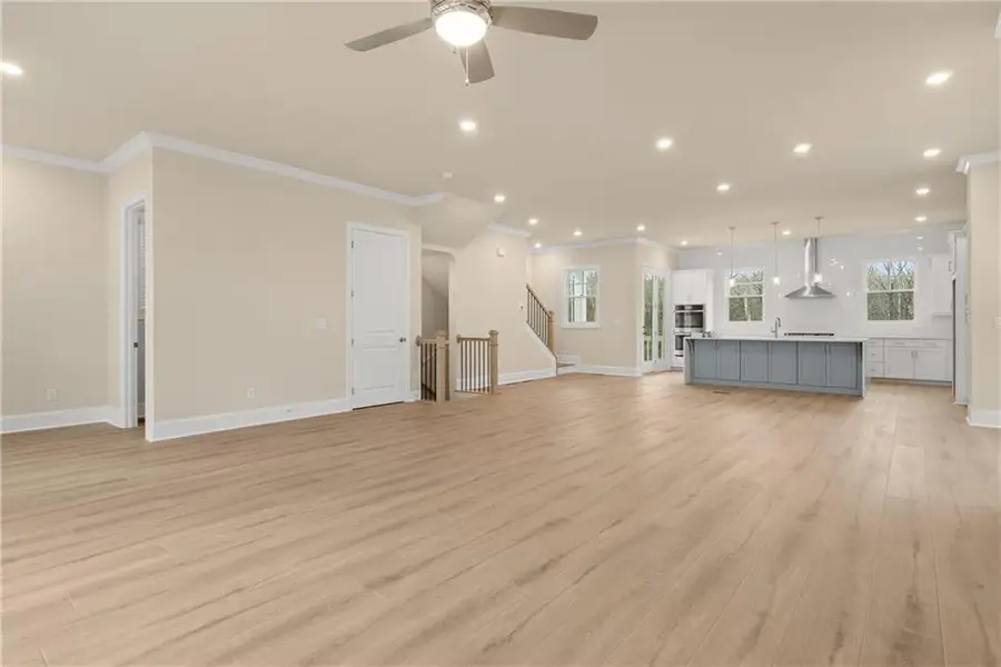 Spacious, unfurnished interior of a new home in Waterside Single Family, Peachtree Corners (Image 16). Spacious, unfurnished interior of a new home in Waterside Single Family, Peachtree Corners (Image 16).