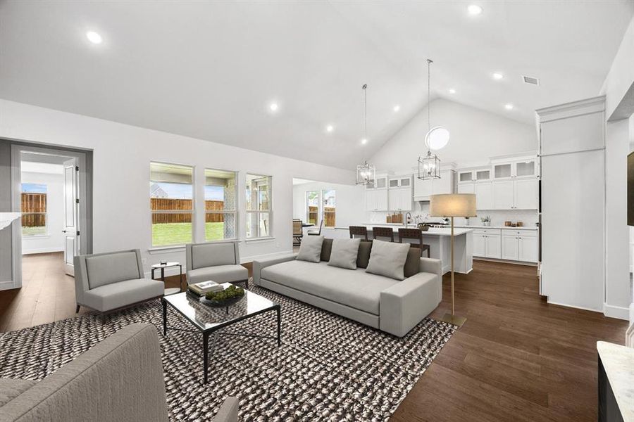 Furnished interior view inside a new home in Lincoln Pointe, Van Alstyne (Image 13). Furnished interior view inside a new home in Lincoln Pointe, Van Alstyne (Image 13).