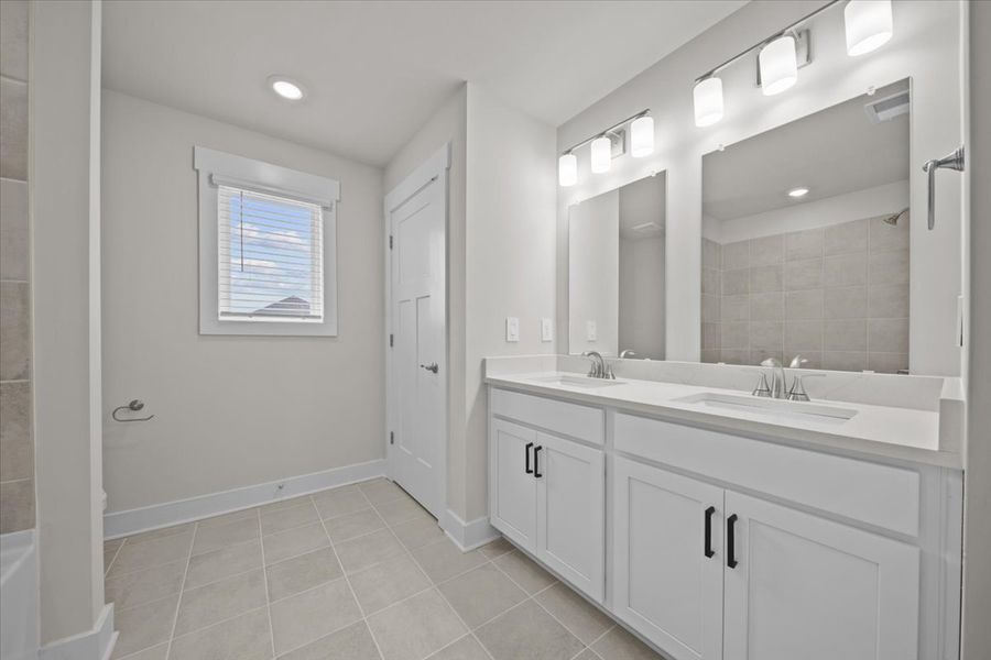 Furnished interior view inside a new home in Cedar Shoals - Signature Collection, Piedmont (Image 9).