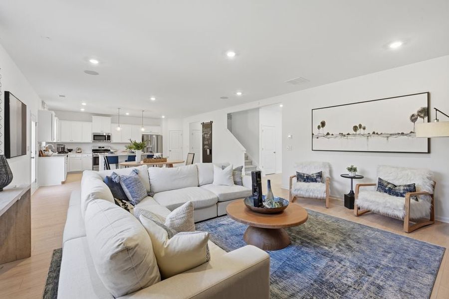 Representative furnished interior of a home built from the Wakehurst by Taylor Morrison in Falls Creek, Flowery Branch (Image 16).