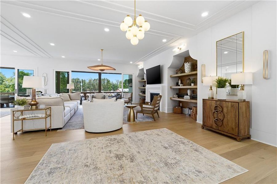 Furnished interior view inside a new home in Echo at Crabapple, Milton (Image 38).