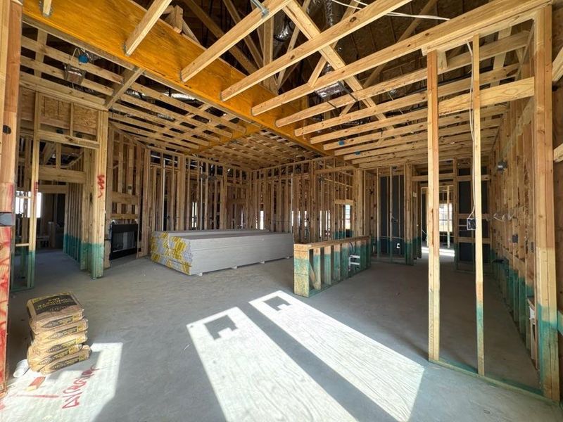 In-progress construction of a new home in Fairview Meadows, New Fairview, TX (Image 4).