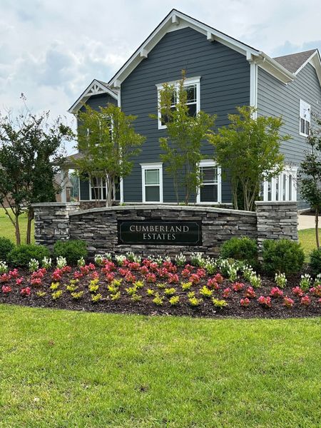 Front exterior of a new home in Cumberland Estates, Fairview, TN, highlighting curb appeal (Image 2).