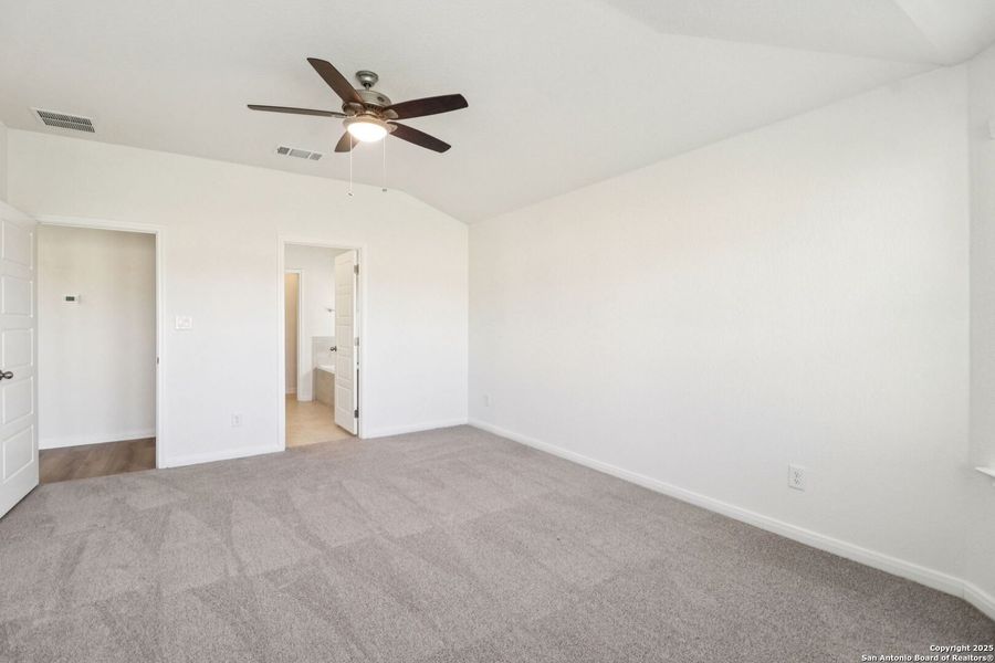 Spacious, unfurnished interior of a new home in Legendary Trails - Classic Series, Cibolo (Image 34). Spacious, unfurnished interior of a new home in Legendary Trails - Classic Series, Cibolo (Image 34).