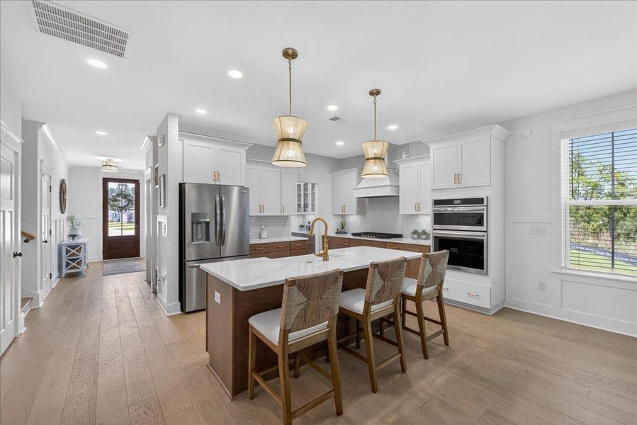 Furnished interior view inside a new home in Tidewater at Lakes of Cane Bay, Summerville (Image 6).