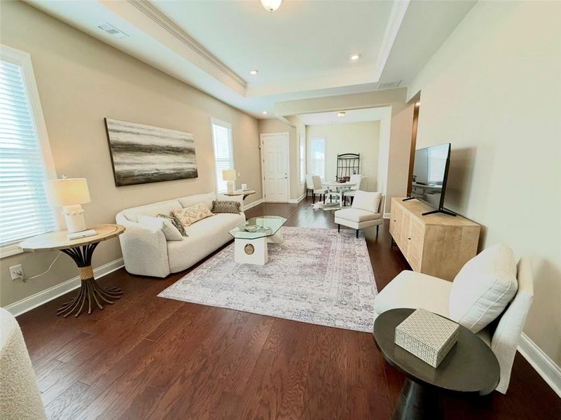 Furnished interior view inside a new home in , Newnan (Image 17).