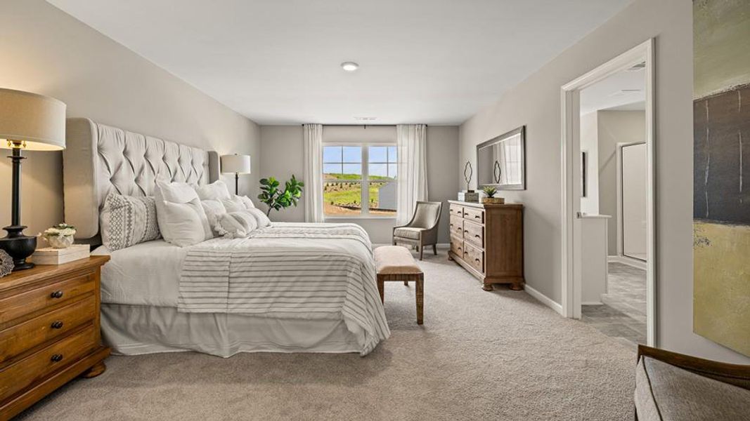 Furnished interior view inside a new home in Braselton Village, Braselton (Image 26). Furnished interior view inside a new home in Braselton Village, Braselton (Image 26).