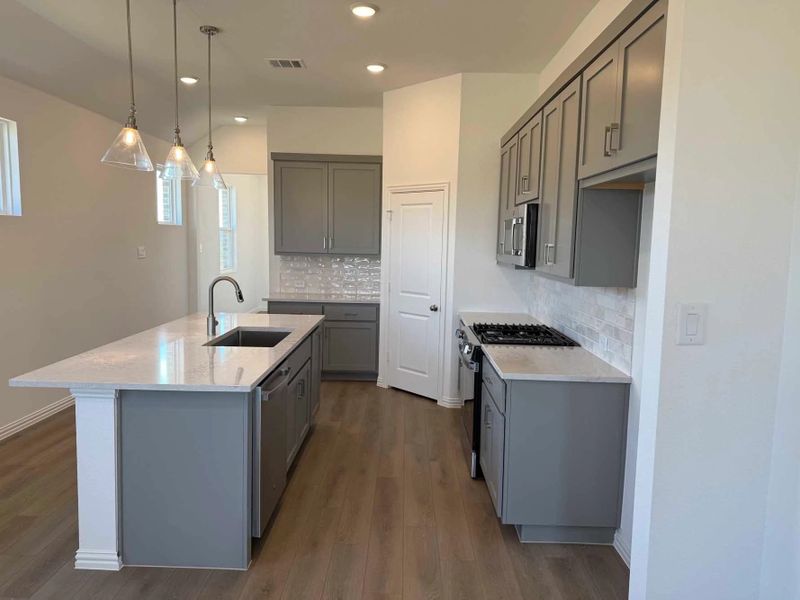 Kitchen Construction Progress featuring the Milan Collection