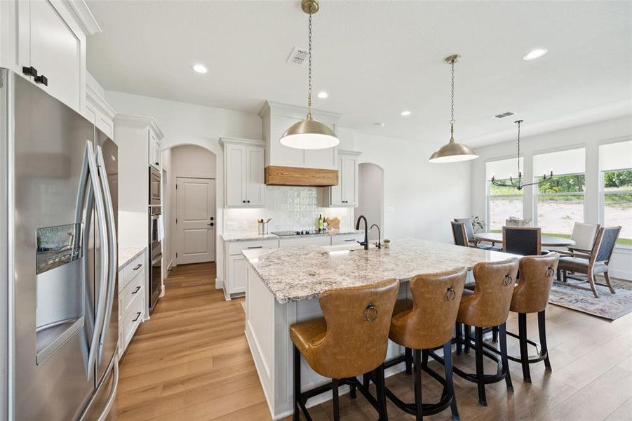 Furnished interior view inside a new home in , Weatherford (Image 6).