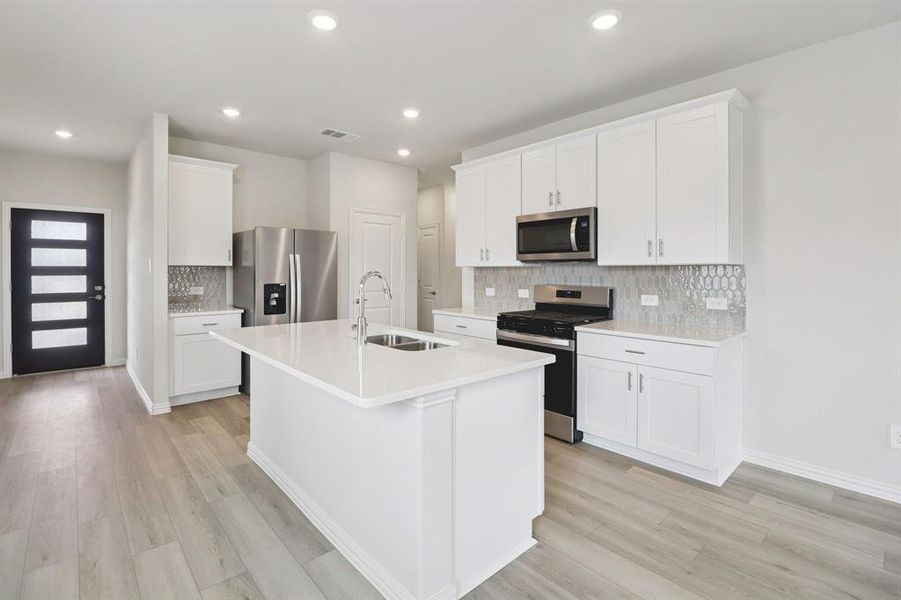 Furnished interior view inside a new home in Lakehaven - Spring Series, Farmersville (Image 10). Furnished interior view inside a new home in Lakehaven - Spring Series, Farmersville (Image 10).