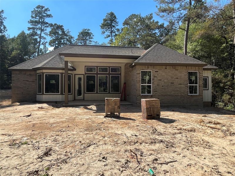 Exterior details and patio area of a home in , Huntsville (Image 3). Exterior details and patio area of a home in , Huntsville (Image 3).