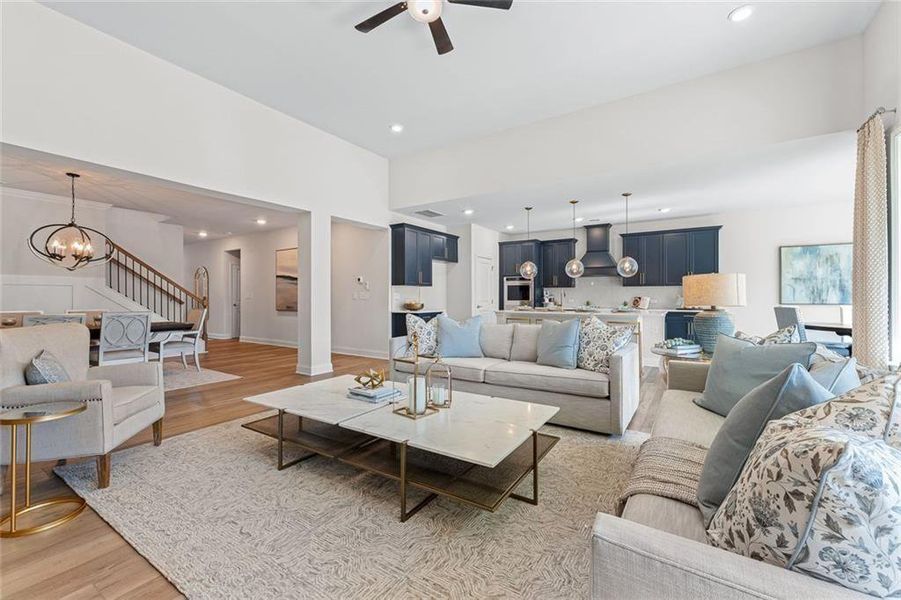 Furnished interior view inside a new home in Echo Grove, Cumming (Image 13).