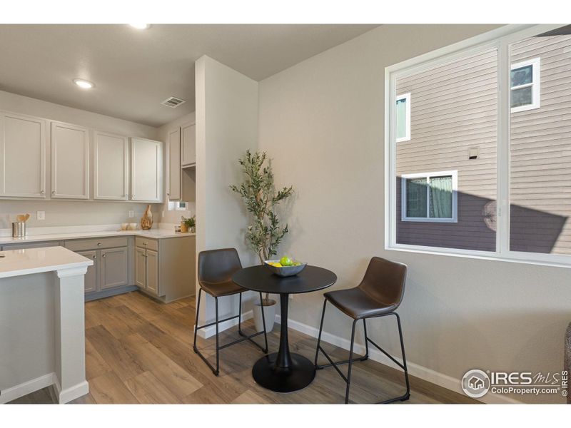 Furnished interior view inside a new home in Spring Valley, Longmont (Image 12). Furnished interior view inside a new home in Spring Valley, Longmont (Image 12).