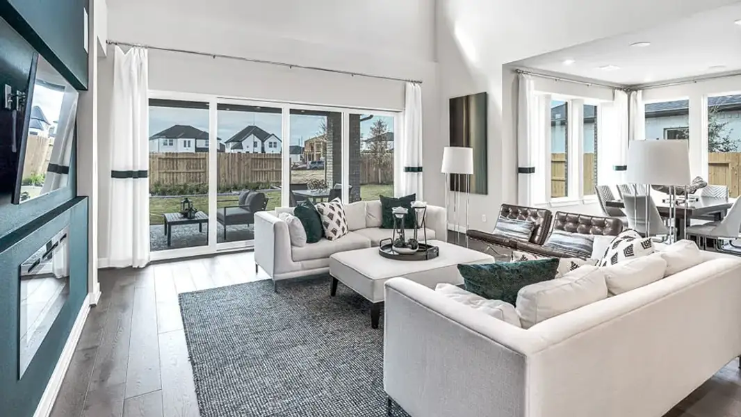 Furnished interior view inside a new home in Avalon at Cypress, Cypress (Image 7).