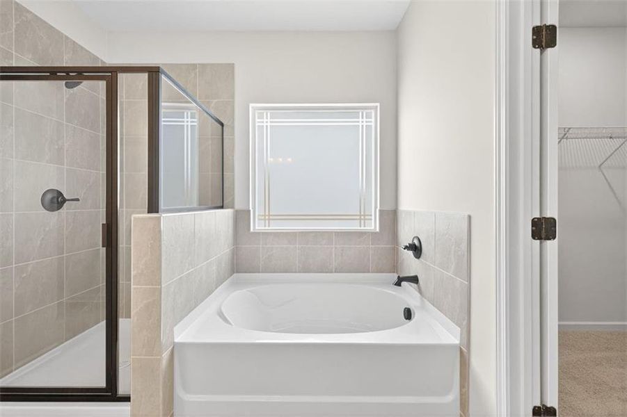 Furnished interior view inside a new home in Garrett Preserve, Douglasville (Image 15).