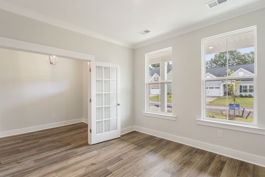 Spacious, unfurnished interior of a new home in Cottages at Lake Emory, Inman (Image 13). Spacious, unfurnished interior of a new home in Cottages at Lake Emory, Inman (Image 13).