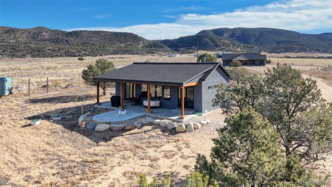 Lots of trees around the ADU