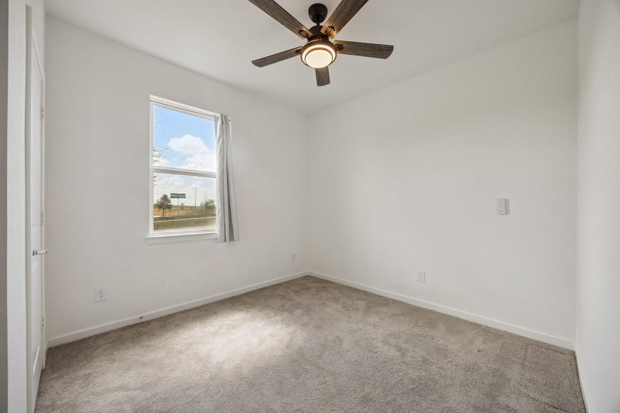 Fourth Bedroom at the front of this home - so nice and roomy.