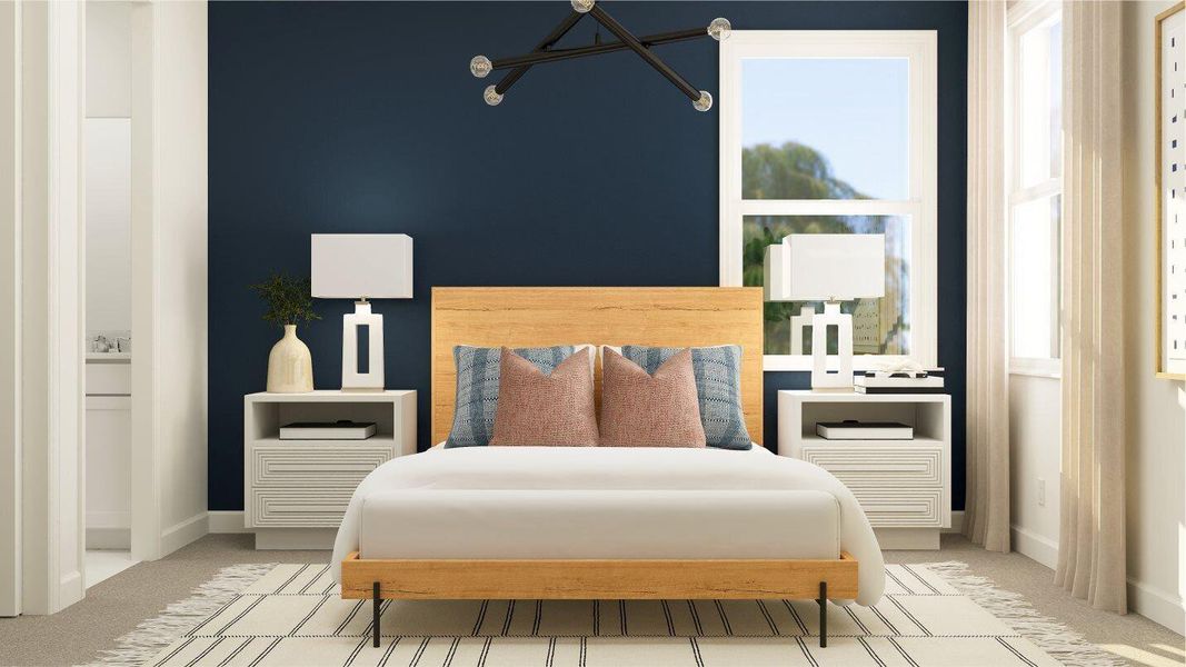 Furnished interior view inside a new home in Arden: The Providence Collection, Loxahatchee (Image 5).