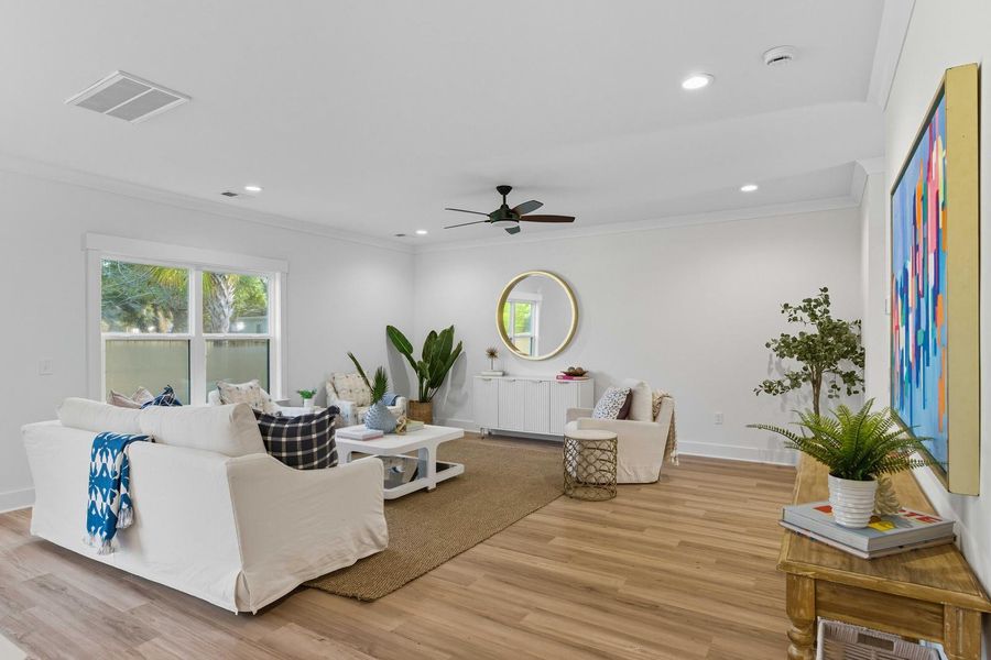 Furnished interior view inside a new home in , Charleston (Image 7). Furnished interior view inside a new home in , Charleston (Image 7).