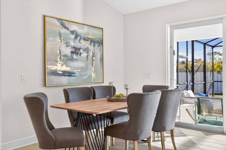 Representative furnished interior of a home built from the The Paradise Cove III by Sunlife Homes LLC in Cape Coral, Cape Coral (Image 11).