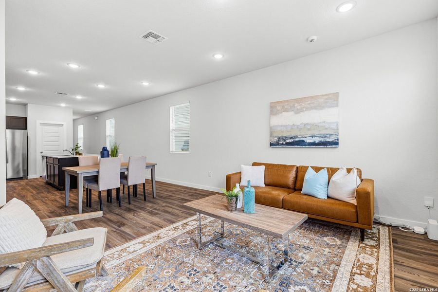 Furnished interior view inside a new home in , San Antonio (Image 7).