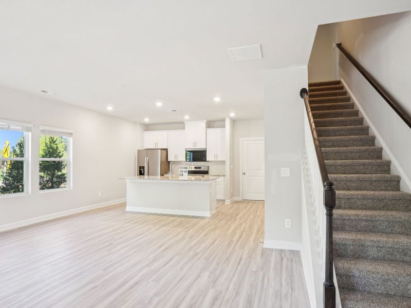 Furnished interior view inside a new home in Crossrail Station, Mooresville (Image 3).
