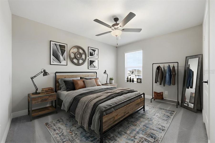 Furnished interior view inside a new home in Gum Lake Preserve, Lake Alfred (Image 8).