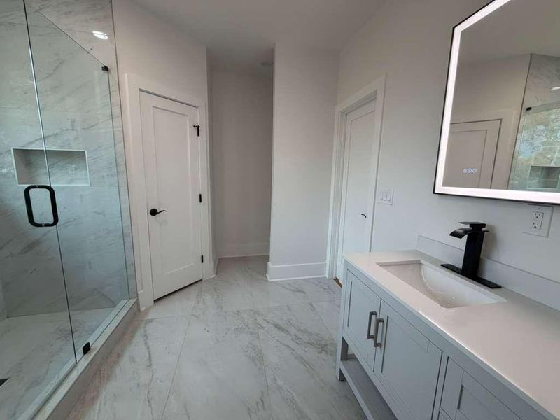 Furnished interior view inside a new home in , Monroe (Image 7).