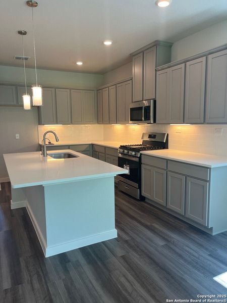 Furnished interior view inside a new home in The Meadows at Hunters Ranch, San Antonio (Image 2).