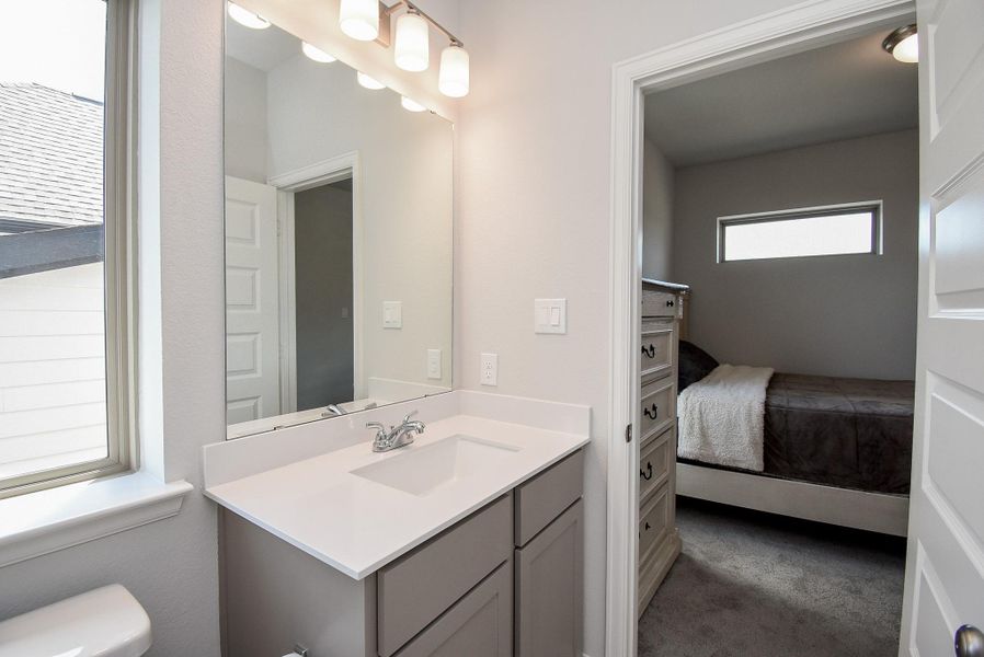Furnished interior view inside a new home in Marvida, Cypress (Image 16).