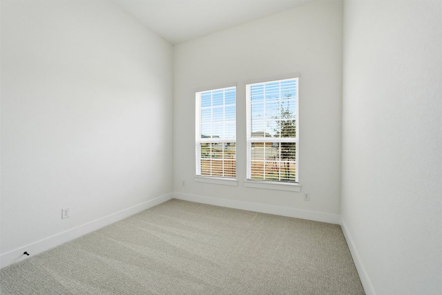 Spacious, unfurnished interior of a new home in Santa Rita Ranch, Liberty Hill (Image 23). Spacious, unfurnished interior of a new home in Santa Rita Ranch, Liberty Hill (Image 23).