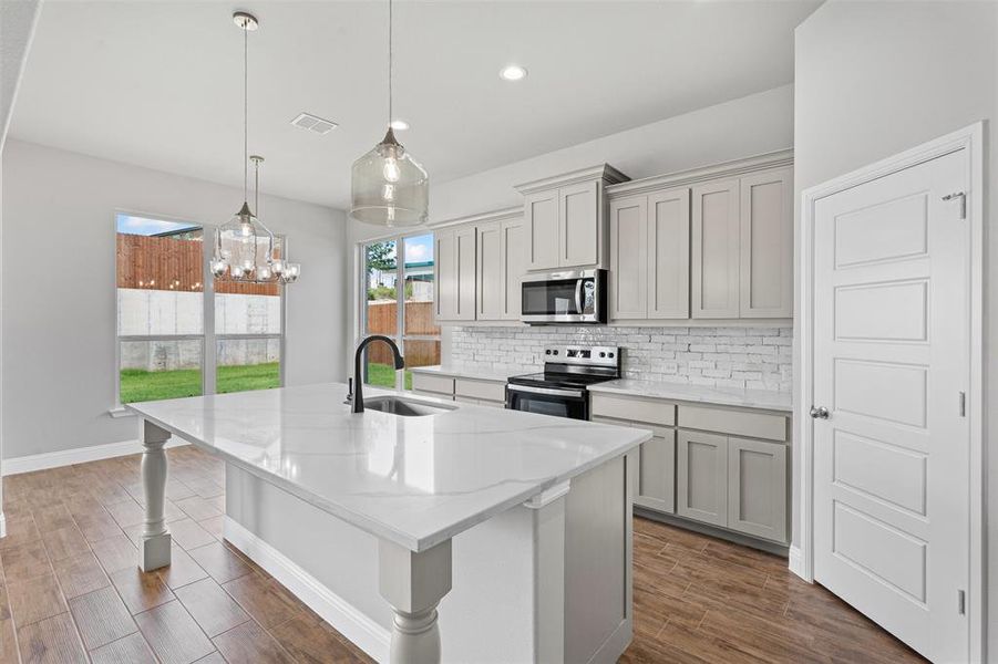 Furnished interior view inside a new home in , Glen Rose (Image 6). Furnished interior view inside a new home in , Glen Rose (Image 6).