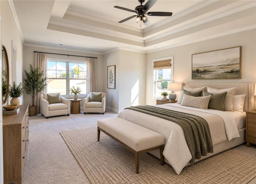 Furnished interior view inside a new home in , Jefferson (Image 16).