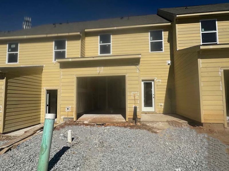 Rear Exterior Construction Progress