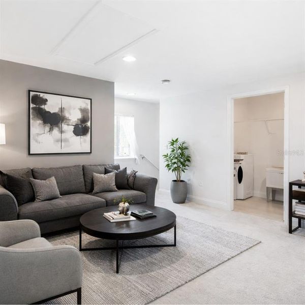 Furnished interior view inside a new home in Blue Diamond , Orlando (Image 16).