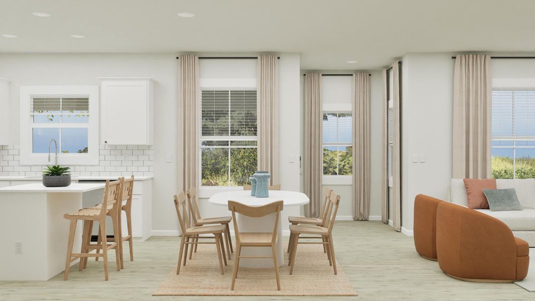 Furnished interior view inside a new home in , Summerville (Image 3).