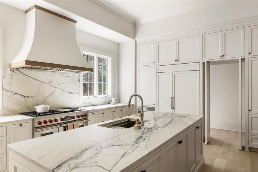 Furnished interior view inside a new home in , Alpharetta (Image 67).