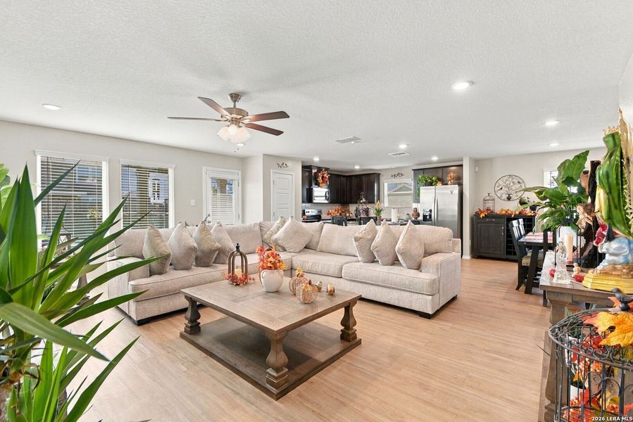 Furnished interior view inside a new home in Red Hawk Landing, San Antonio (Image 14). Furnished interior view inside a new home in Red Hawk Landing, San Antonio (Image 14).