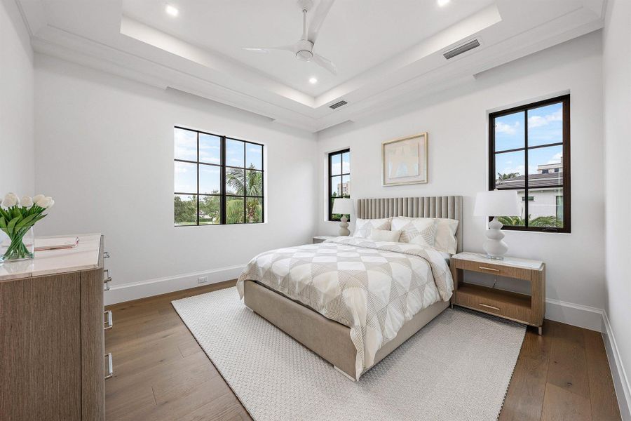 Furnished interior view inside a new home in , Boca Raton (Image 75).