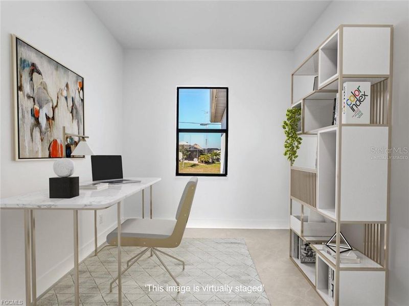 Furnished interior view inside a new home in , Cape Coral (Image 11).