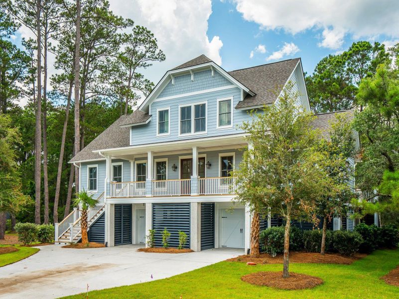 Front exterior of a new home in , Johns Island, SC, highlighting curb appeal (Image 32). Front exterior of a new home in , Johns Island, SC, highlighting curb appeal (Image 32).