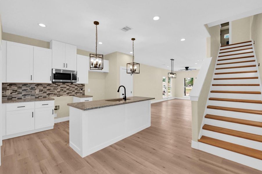 Furnished interior view inside a new home in , Houston (Image 12). Furnished interior view inside a new home in , Houston (Image 12).