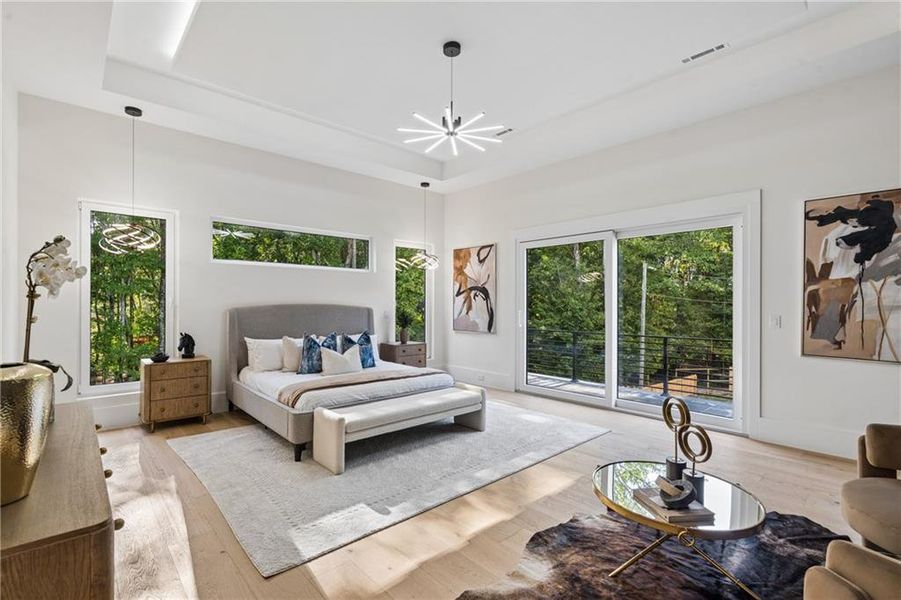 Furnished interior view inside a new home in , Auburn (Image 38).