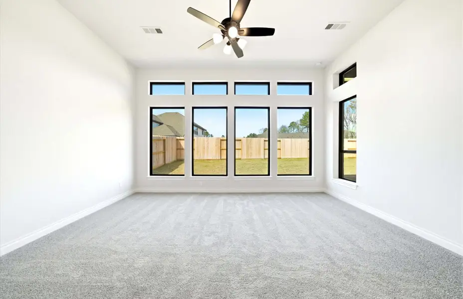 Spacious, unfurnished interior of a new home in The Highlands 55′, Porter (Image 41).