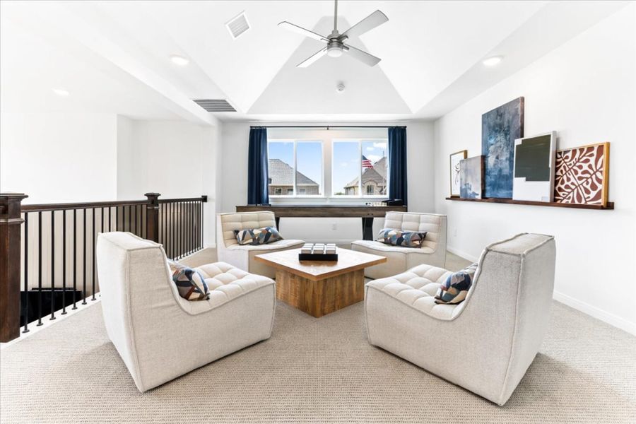 Furnished interior view inside a new home in La Terra at Uptown Celina, Celina (Image 17).