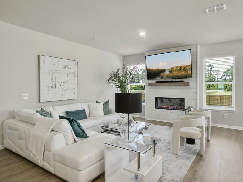 Furnished interior view inside a new home in The Groves of Berkeley, Moncks Corner (Image 47).