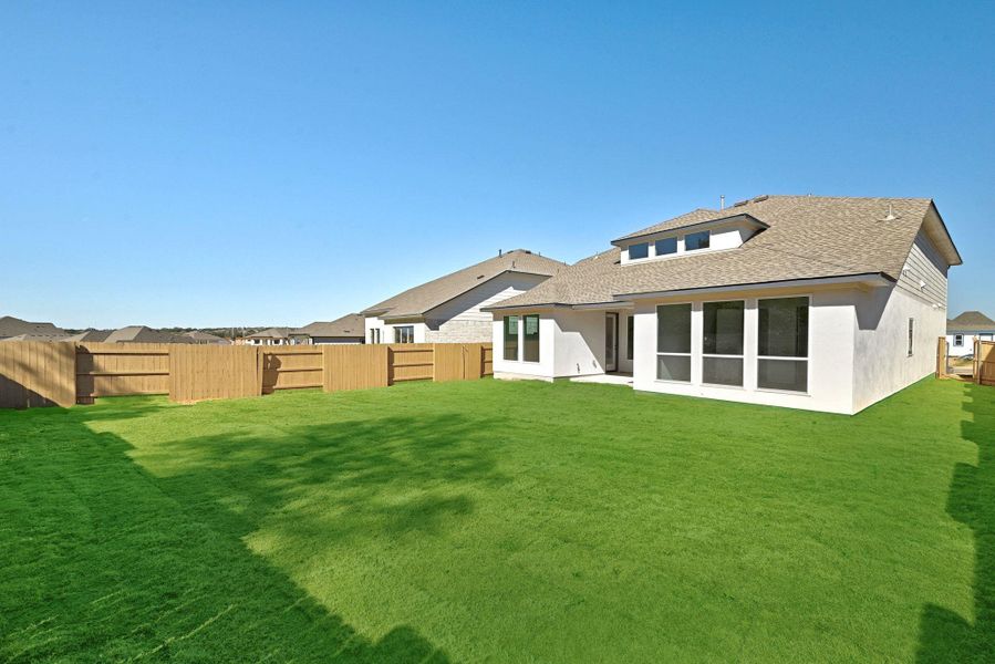 Exterior details and patio area of a home in The Colony - 50', Bastrop (Image 20). Exterior details and patio area of a home in The Colony - 50', Bastrop (Image 20).