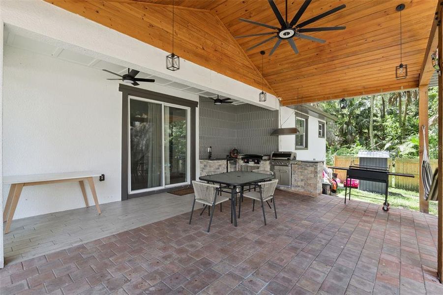 Exterior details and patio area of a home in , Debary (Image 27). Exterior details and patio area of a home in , Debary (Image 27).